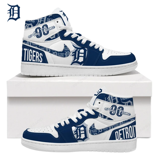 LIMITED EDITION - NEW CUSTOMIZED MLB16 DT TIGERS AIR JORDAN SNEAKERS