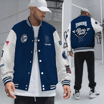 LIMITED EDITION - NEW PREMIUM MLB16 DTS DETROIT TIGERS SATIN VARSITY JACKET