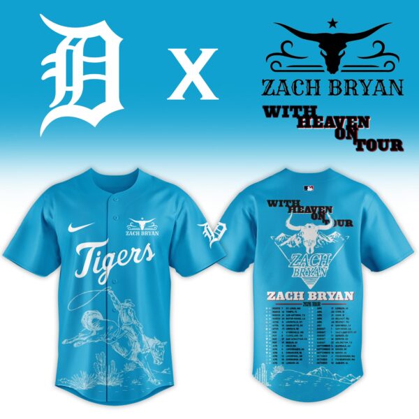 LIMITED EDITION - NEW CUSTOMIZED MLB16 DTS DETROIT TIGERS x ZACH BRYAN BASEBALL JERSEY & CAP