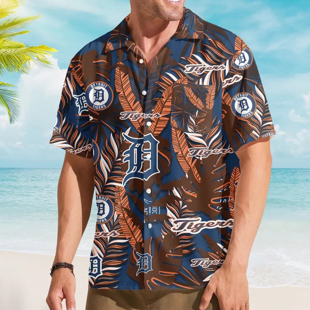 LIMITED EDITION - NEW CUSTOMIZED MLB16 DTS DETROIT TIGERS UNISEX HAWAIIAN SHIRT