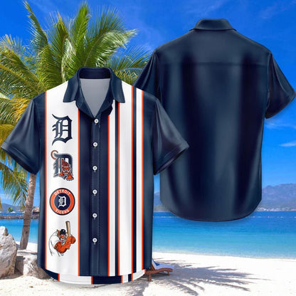 LIMITED EDITION - NEW CUSTOMIZED MLB16 DTS DETROIT TIGERS UNISEX HAWAIIAN SHIRT