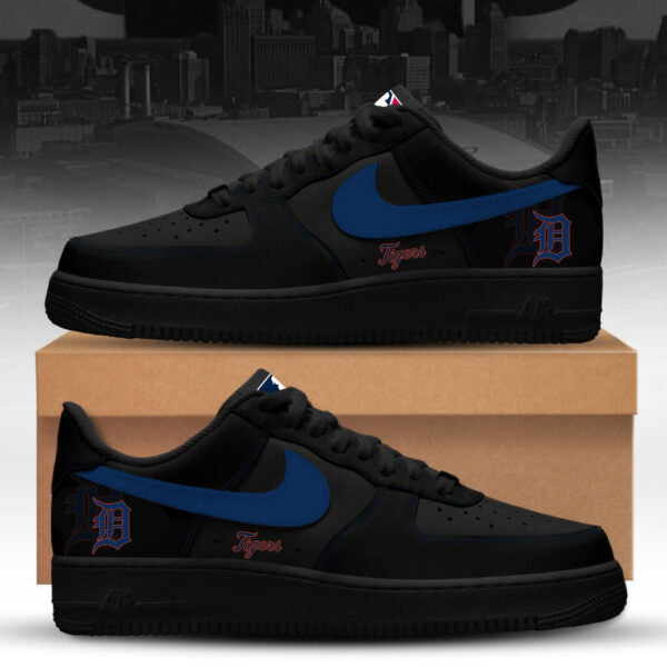 LIMITED EDITION - NEW CUSTOMIZED MLB16 DT TIGERS AF1 SNEAKERS