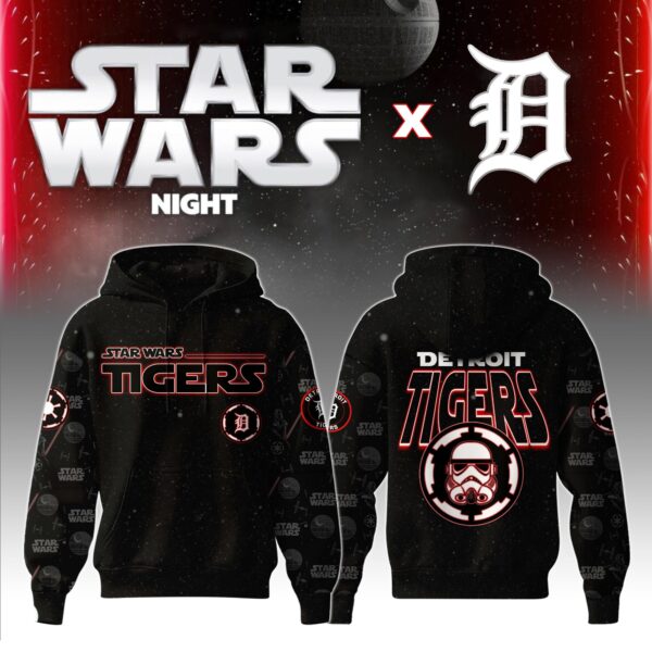 LIMITED EDITION - NEW CUSTOMIZED MLB16 DT TIGERS x STAR WARS T-SHIRT, HOODIE, ZIP HOODIE