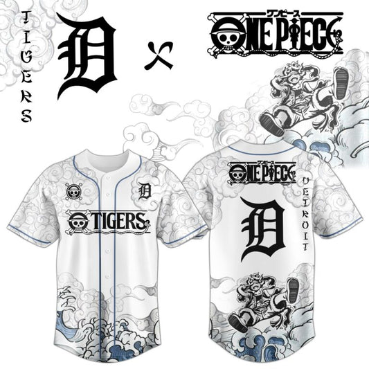LIMITED EDITION - NEW CUSTOMIZED MLB16 DTS DETROIT TIGERS x ONE PIECE BASEBALL JERSEY & CAP