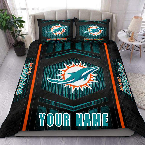 LIMITED EDITION - NEW PREMIUM NFL19 MDP MIAMI DOLPHINS BEDDING SET