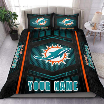 LIMITED EDITION - NEW PREMIUM NFL19 MDP MIAMI DOLPHINS BEDDING SET