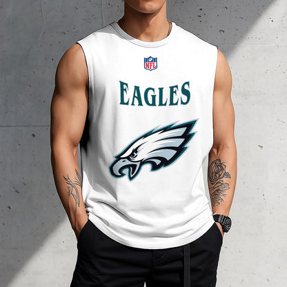 LIMITED EDITION - NEW CUSTOMIZED NFL02 PPE PHILADELPHIA EAGLES TANKTOP & GYM SHIRT
