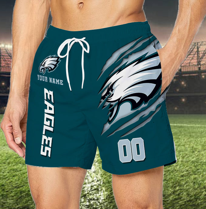 LIMITED EDITION - NEW PREMIUM NFL02 PPE PHILADELPHIA EAGLES SHORT PANTS