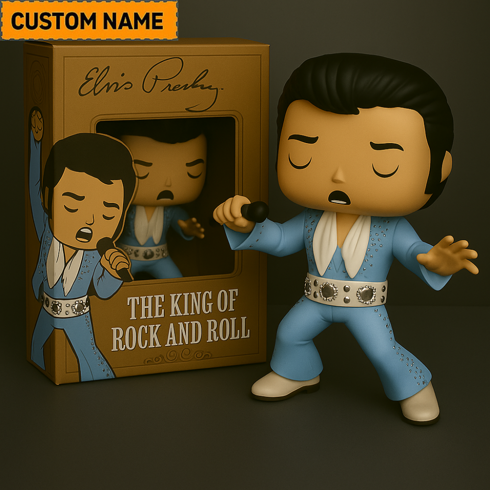 New Personalized Elvis Presley Acrylic Block Gift For Fan