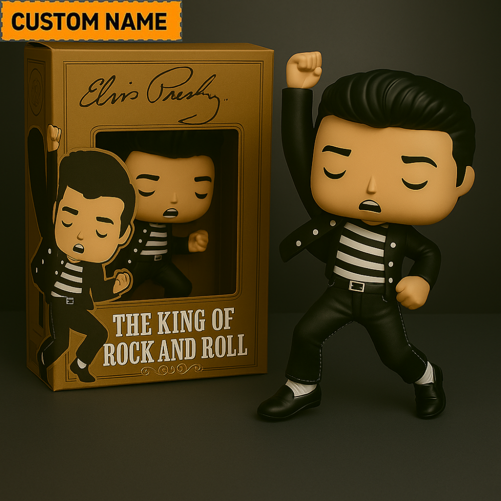 New Personalized Elvis Presley Acrylic Block Gift For Fan