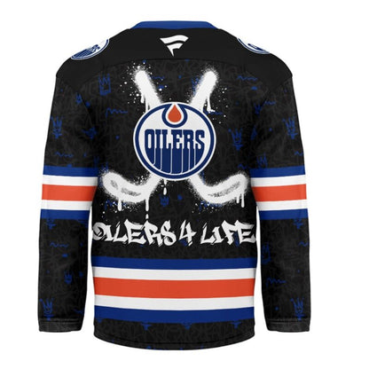 LIMITED EDITION - NEW CUSTOMIZED NHL03 ED OILERS UNISEX HOCKEY JERSEY