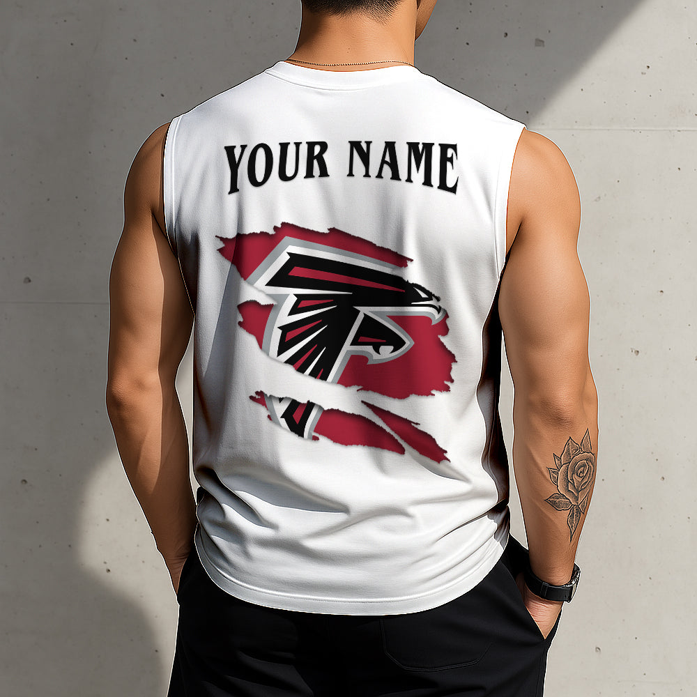 LIMITED EDITION - NEW CUSTOMIZED NFL18 ATF ATLANTA FALCONS TANKTOP & GYM SHIRT