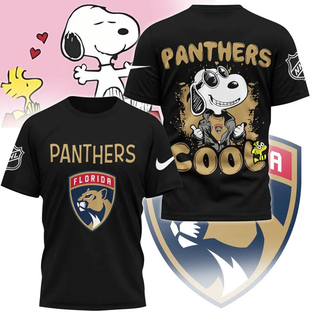 LIMITED EDITION - NEW CUSTOMIZED NHL01 FPT FLORIDA PANTHERS X SNOOPY T-SHIRT, SWEATSHIRT, HOODIE & ZIP HOODIE