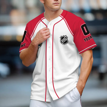 LIMITED EDITION - NEW CUSTOMIZED NHL01 FPT FLORIDA PANTHERS BASEBALL JERSEY