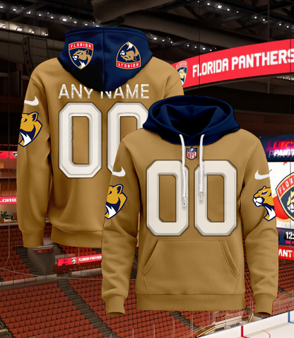 LIMITED EDITION - NEW CUSTOMIZED NHL01 FPT FLORIDA PANTHERS UNISEX T-SHIRT, POLO, HOODIE & JACKETS