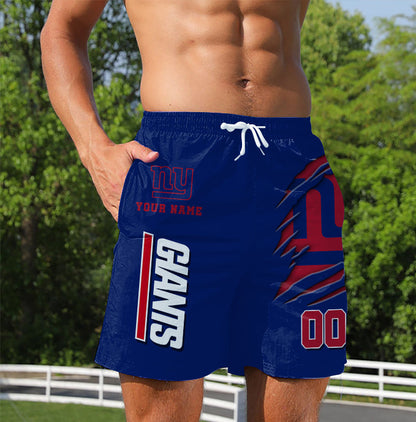 LIMITED EDITION - NEW PREMIUM NFL32 NYG  NEW YORK GIANTS SHORT PANTS
