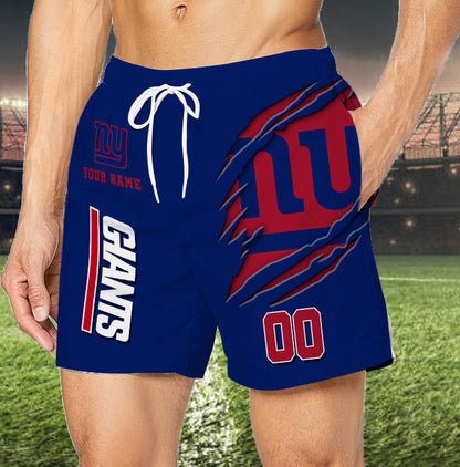 LIMITED EDITION - NEW PREMIUM NFL32 NYG  NEW YORK GIANTS SHORT PANTS