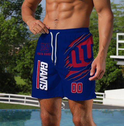 LIMITED EDITION - NEW PREMIUM NFL32 NYG  NEW YORK GIANTS SHORT PANTS