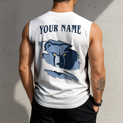 LIMITED EDITION - NEW CUSTOMIZED NBA13 MGR MEMPHIS GRIZZLIES TANKTOP & GYM SHIRT