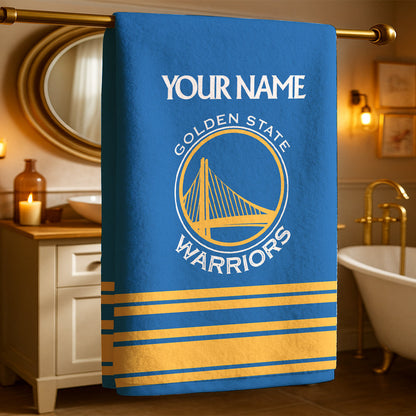 The Dubs NBA Personalized Beach & Bath Towel