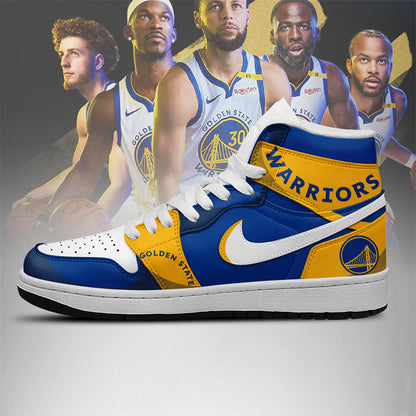 [HOT DEAL] NEW CUSTOMIZED NBA12 GSW GOLDEN STATE WARRIORS AIR JORDAN SNEAKERS