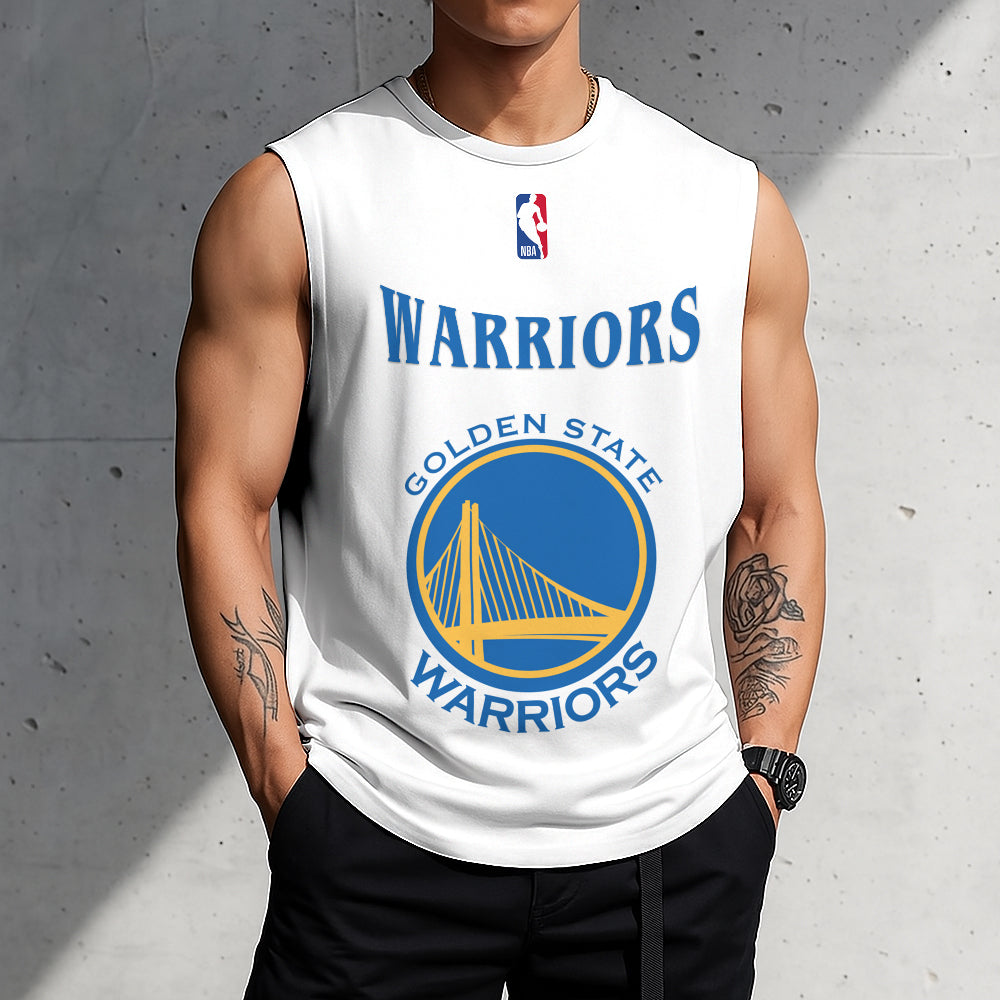 LIMITED EDITION - NEW CUSTOMIZED NBA12 GSW GOLDEN STATE WARRIORS TANKTOP & GYM SHIRT