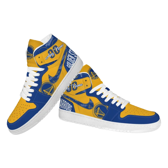 [HOT DEAL] NEW CUSTOMIZED NBA12 GSW GOLDEN STATE WARRIORS AIR JORDAN SNEAKERS