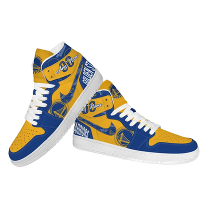 [HOT DEAL] NEW CUSTOMIZED NBA12 GSW GOLDEN STATE WARRIORS AIR JORDAN SNEAKERS
