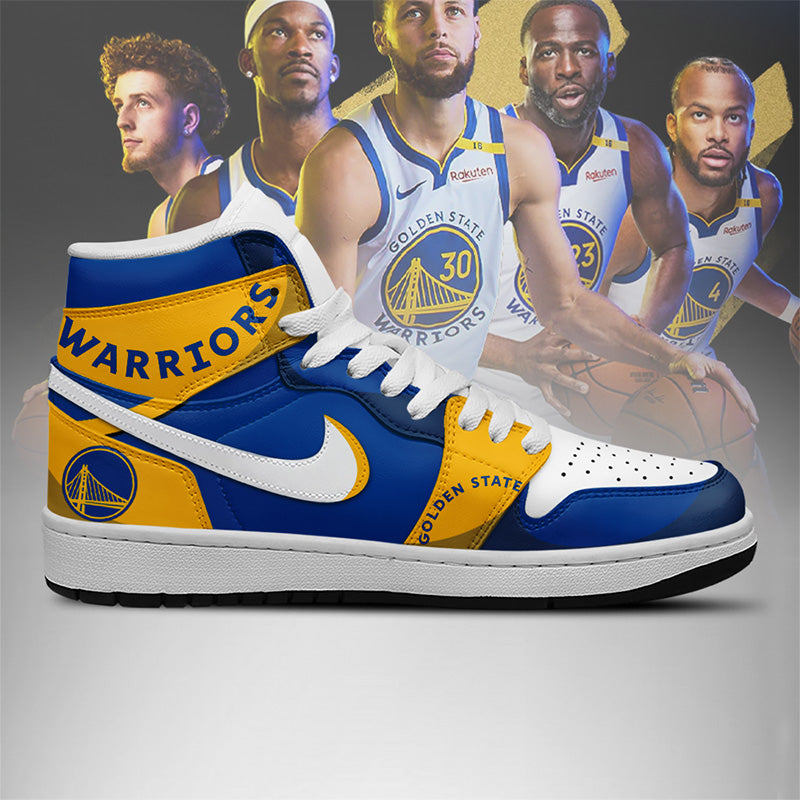 [HOT DEAL] NEW CUSTOMIZED NBA12 GSW GOLDEN STATE WARRIORS AIR JORDAN SNEAKERS