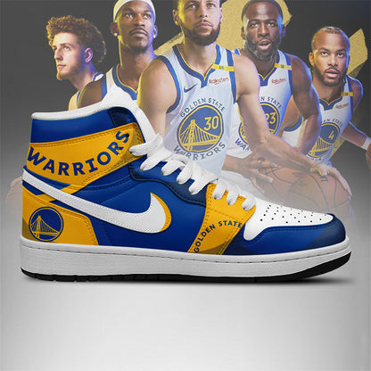 [HOT DEAL] NEW CUSTOMIZED NBA12 GSW GOLDEN STATE WARRIORS AIR JORDAN SNEAKERS