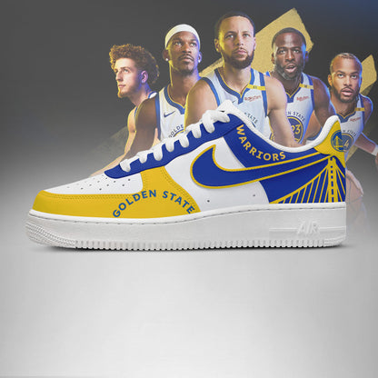 [HOT DEAL] NEW CUSTOMIZED NBA12 GSW GOLDEN STATE WARRIORS AF1 SHOES