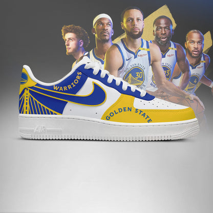 [HOT DEAL] NEW CUSTOMIZED NBA12 GSW GOLDEN STATE WARRIORS AF1 SHOES