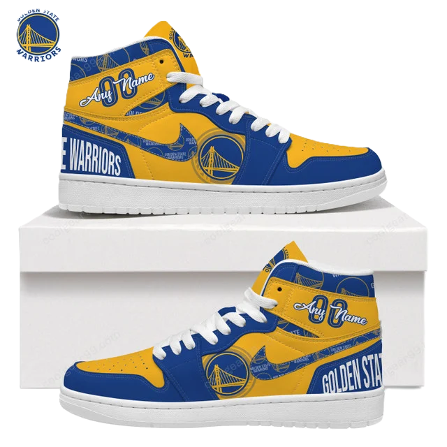 [HOT DEAL] NEW CUSTOMIZED NBA12 GSW GOLDEN STATE WARRIORS AIR JORDAN SNEAKERS