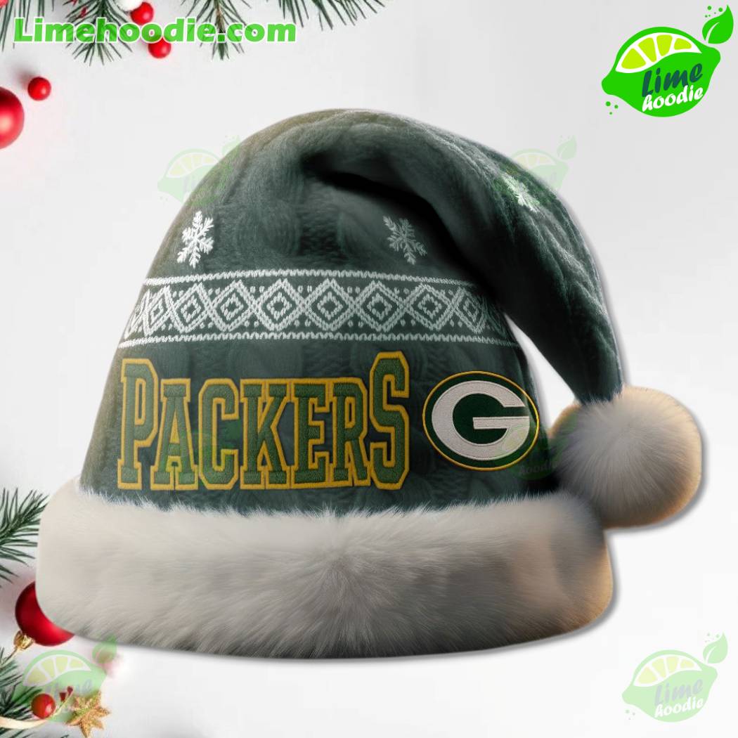 LIMITED EDITION - NEW CUSTOMIZED NFL08 GBP GREEN BAY PACKERS CHRISTMAS HAT