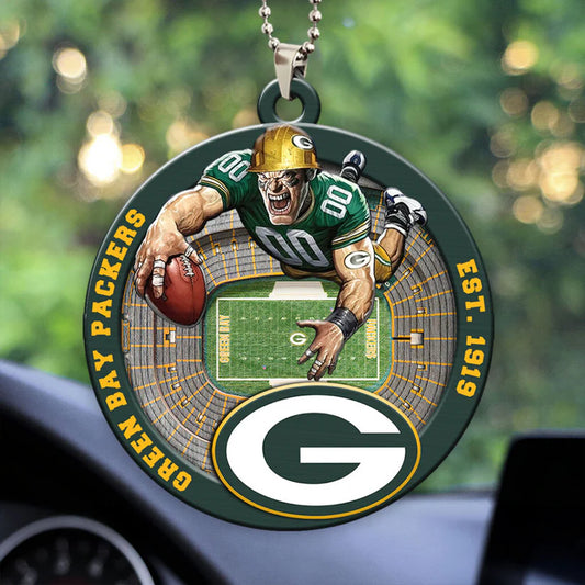 LIMITED EDITION - NEW CUSTOMIZED NFL08 GBP GREEN BAY PACKERS ORNAMENT