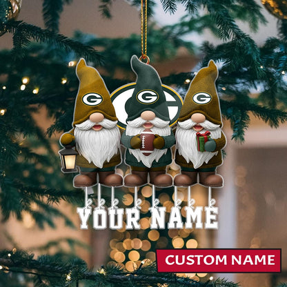 LIMITED EDITION - NEW CUSTOMIZED NFL08 GBP GREEN BAY PACKERS ORNAMENT