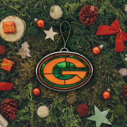 LIMITED EDITION - NEW CUSTOMIZED NFL08 GBP GREEN BAY PACKERS ACRYLIC ORNAMENT
