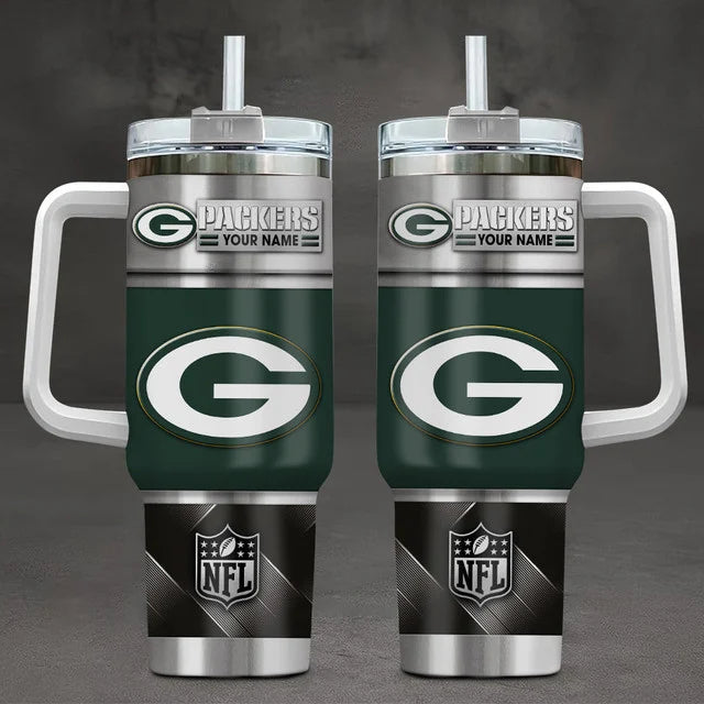 LIMITED EDITION - NEW CUSTOMIZED NFL08 GBP GREEN BAY PACKERS TUMBLER CUP