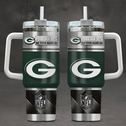 LIMITED EDITION - NEW CUSTOMIZED NFL08 GBP GREEN BAY PACKERS TUMBLER CUP