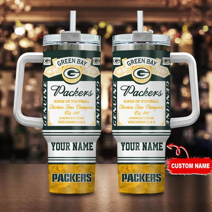 LIMITED EDITION - NEW CUSTOMIZED NFL08 GBP GREEN BAY PACKERS TUMBLER CUP