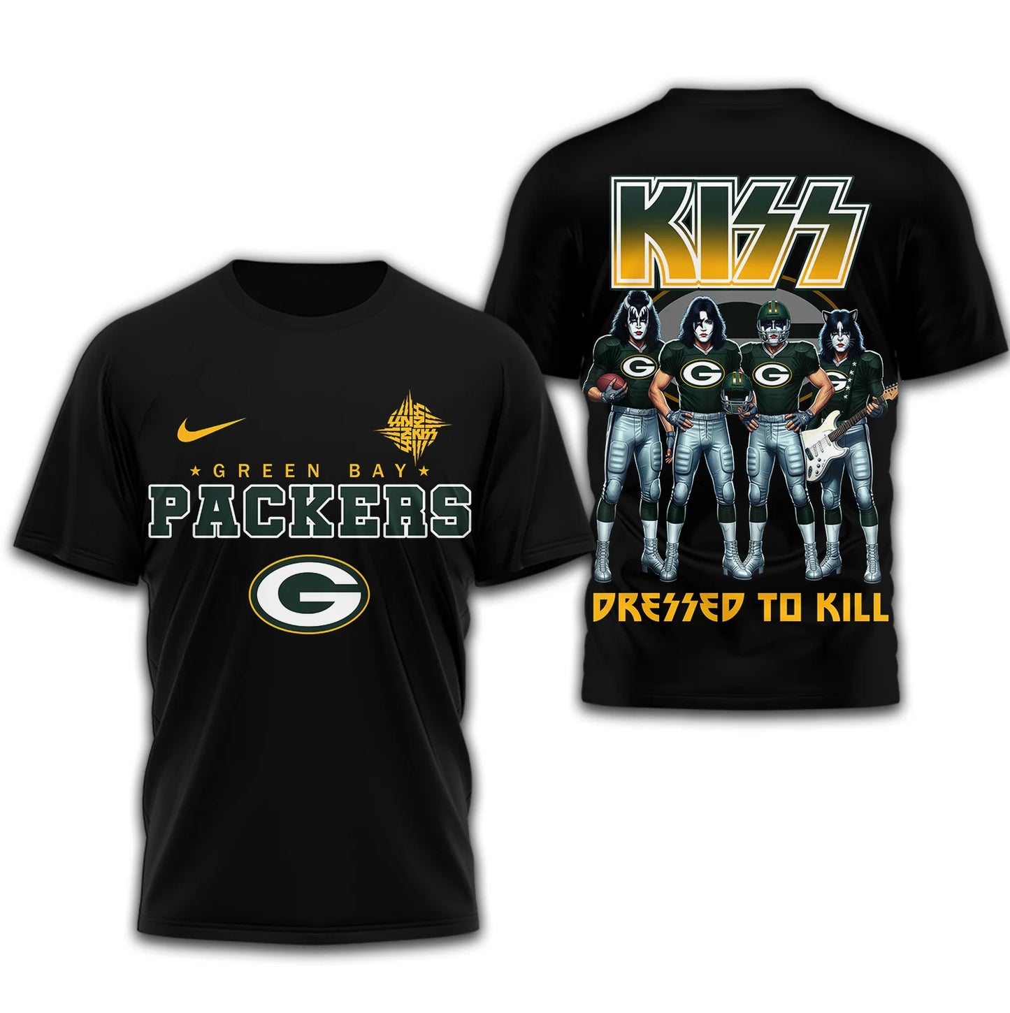 LIMITED EDITION - NEW CUSTOMIZED NFL08 GBP GREEN BAY PACKERS T-SHIRT | MULTIPLE COLORS AVAILABLE