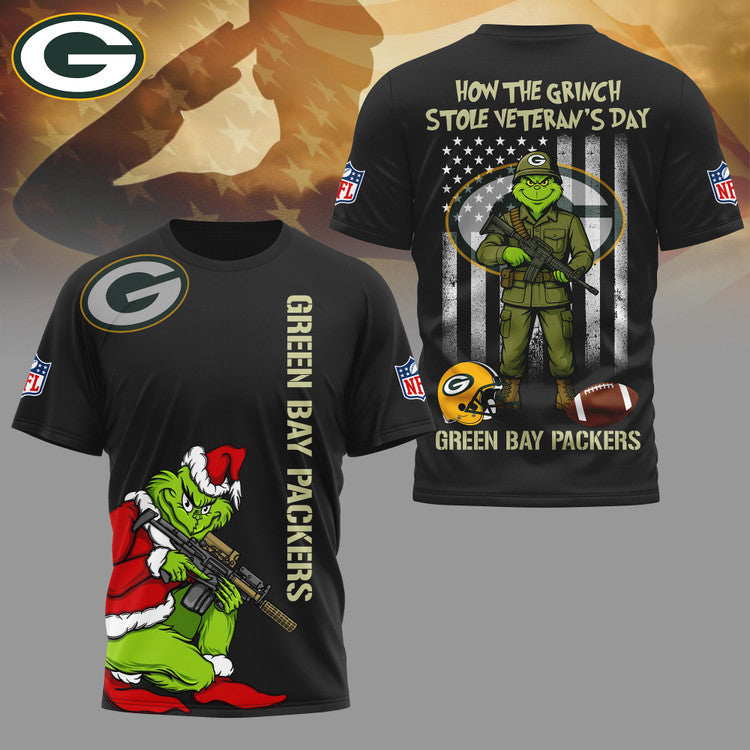 LIMITED EDITION - NEW CUSTOMIZED NFL08 GBP GREEN BAY PACKERS 3D SHIRT