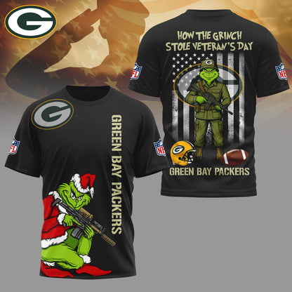 LIMITED EDITION - NEW CUSTOMIZED NFL08 GBP GREEN BAY PACKERS 3D SHIRT
