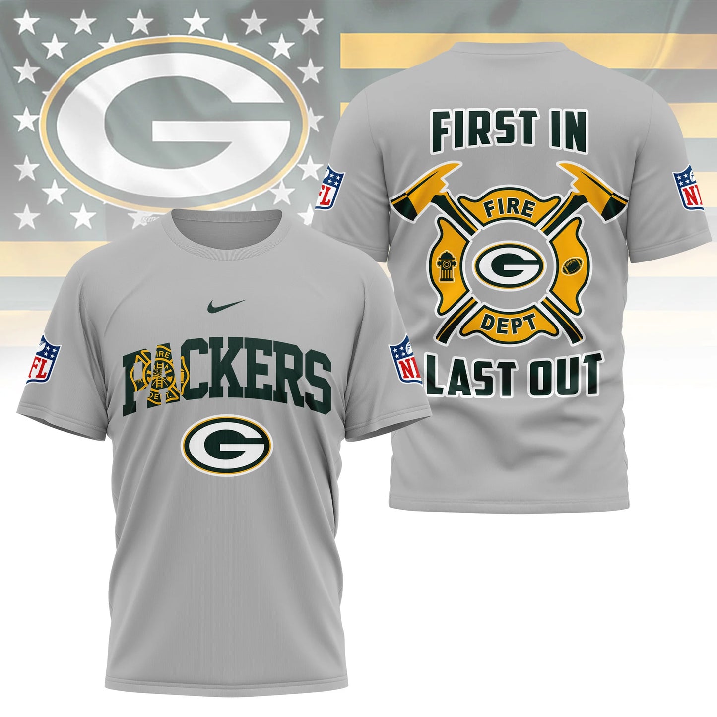 LIMITED EDITION - NEW CUSTOMIZED NFL08 GBP GREEN BAY PACKERS T-SHIRT | MULTIPLE COLORS AVAILABLE