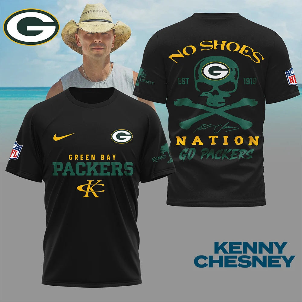 LIMITED EDITION - NEW CUSTOMIZED NFL08 GBP GREEN BAY PACKERS T-SHIRT | MULTIPLE COLORS AVAILABLE
