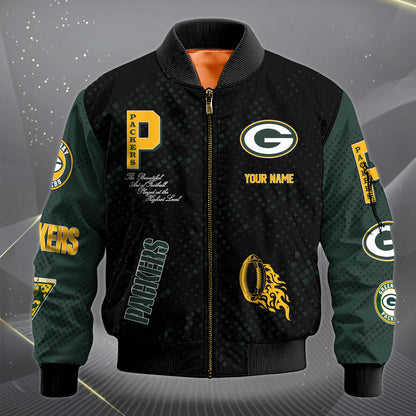 LIMITED EDITION - NEW CUSTOMIZED NFL08 GBP GREEN BAY PACKERS SATIN VARSITY JACKET & LONG PANTS