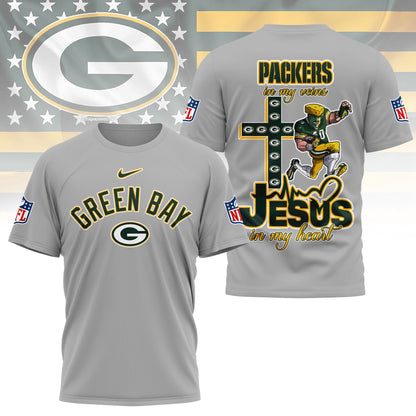 LIMITED EDITION - NEW CUSTOMIZED NFL08 GBP GREEN BAY PACKERS T-SHIRT | MULTIPLE COLORS AVAILABLE