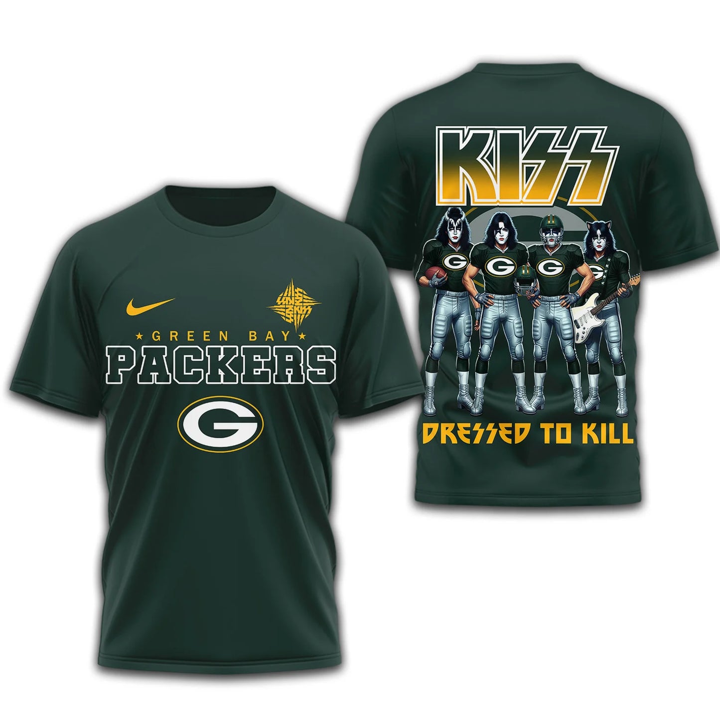 LIMITED EDITION - NEW CUSTOMIZED NFL08 GBP GREEN BAY PACKERS T-SHIRT | MULTIPLE COLORS AVAILABLE