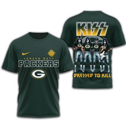 LIMITED EDITION - NEW CUSTOMIZED NFL08 GBP GREEN BAY PACKERS T-SHIRT | MULTIPLE COLORS AVAILABLE