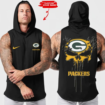 LIMITED EDITION - NEW CUSTOMIZED HOODED NFL08 GBP GREEN BAY PACKERS TANK TOP